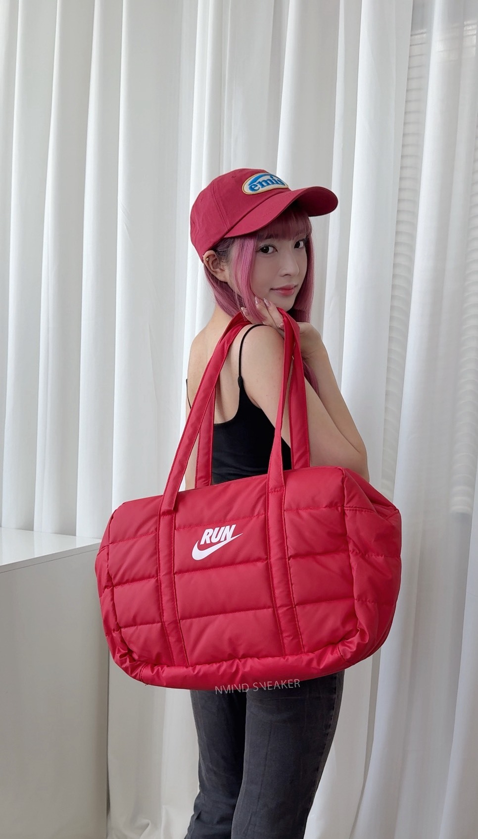 <快速出貨> NIKE 空氣感枕頭羽絨包 四色 防水