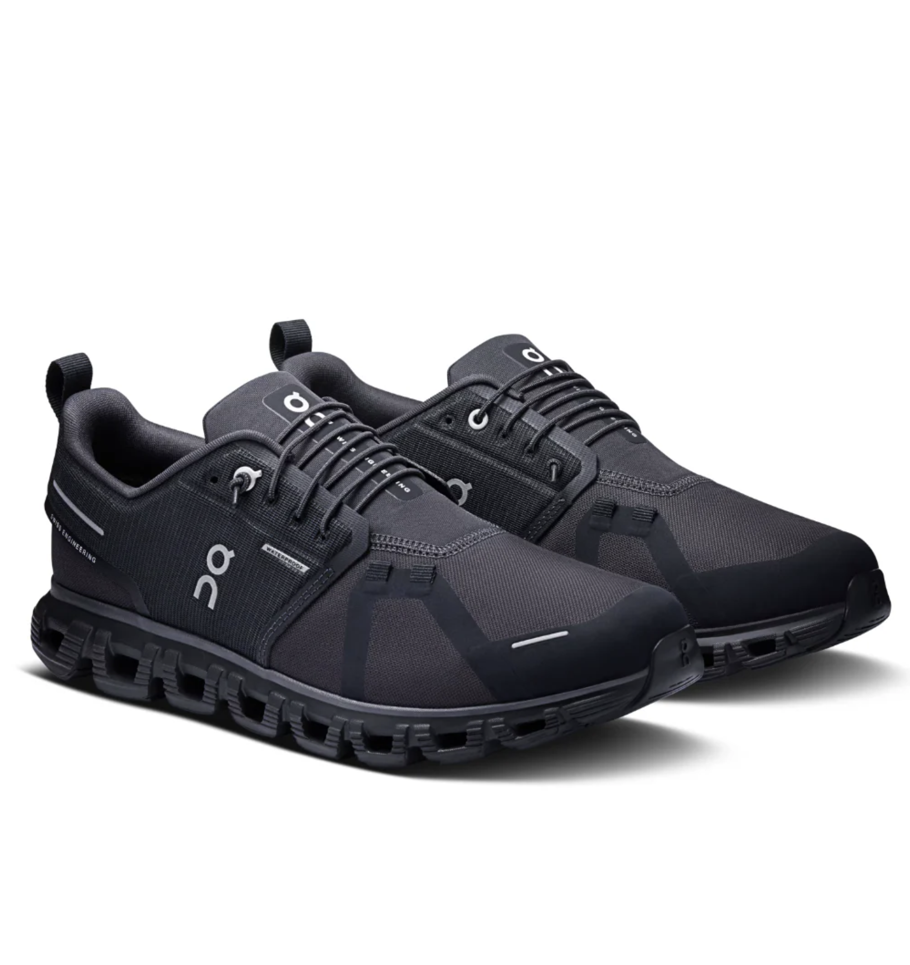 [Instock] ON Cloud 6 Waterproof Road Running Shoes | Black