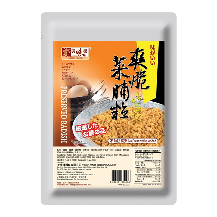 美味棧 爽脆菜脯粒 500g