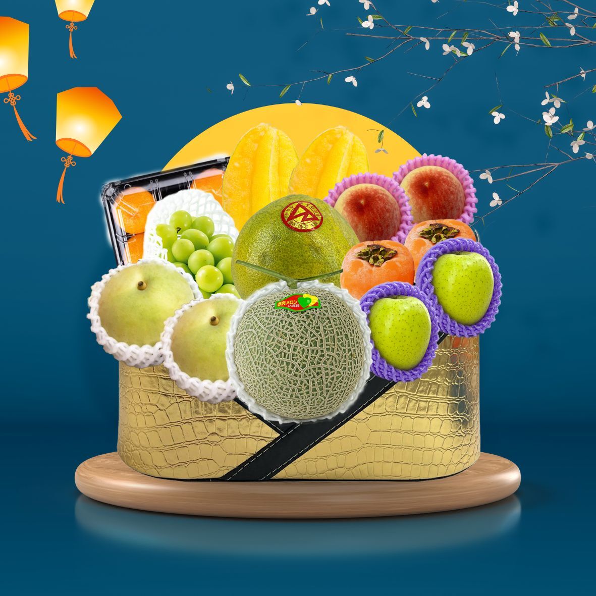 中秋夢想果籃- M616-05