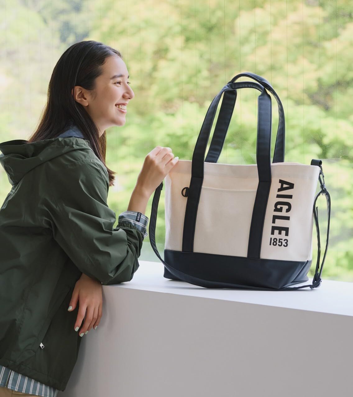 日本 AIGLE Town Outdoor Tote Bag