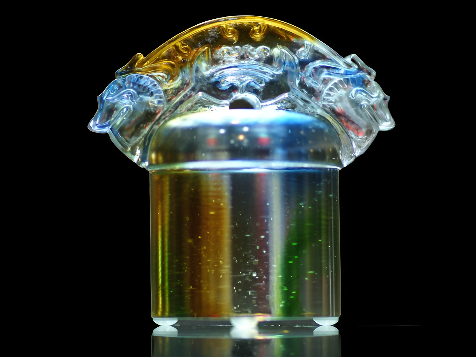 琉璃文鎮｜螭琥發威 鎮邪避煞氣勢非凡 開運聚福鎮紙擺飾首選