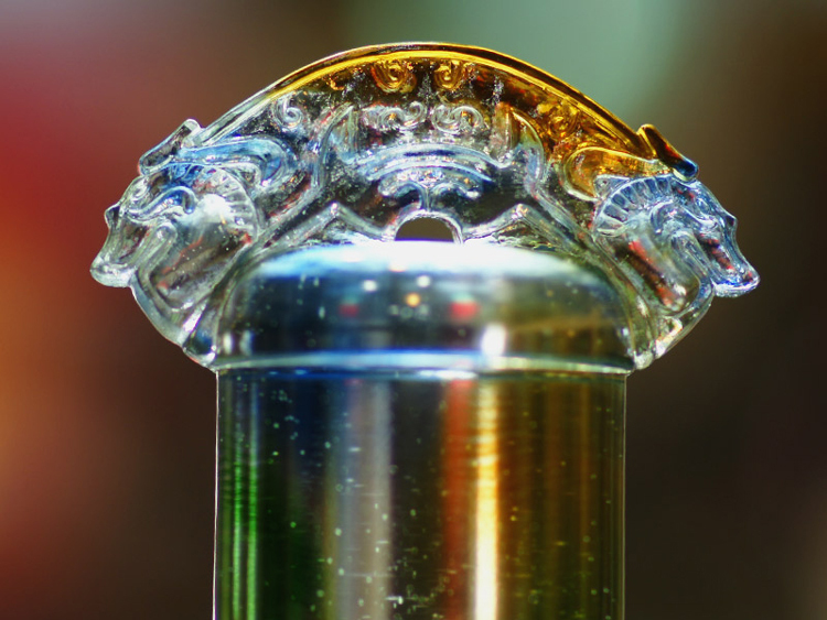 琉璃文鎮-螭琥發威