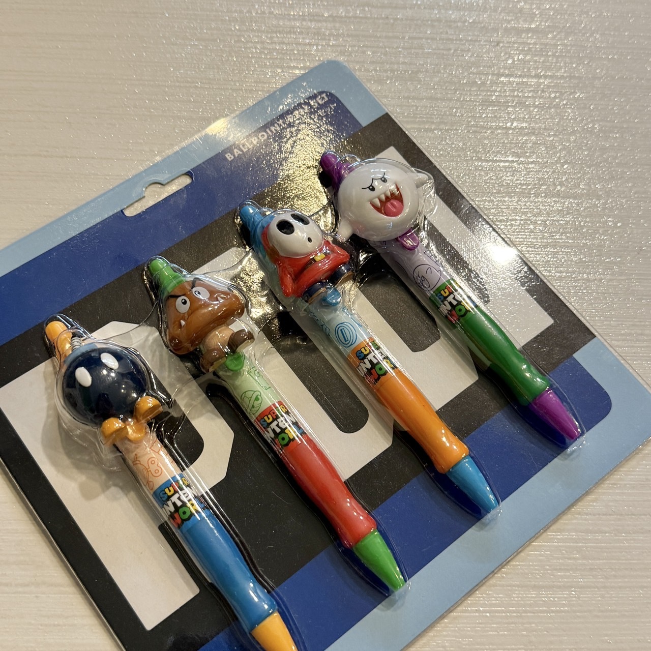 (現貨) 日本環球影城 瑪利歐園區限定 瑪利歐原子筆組