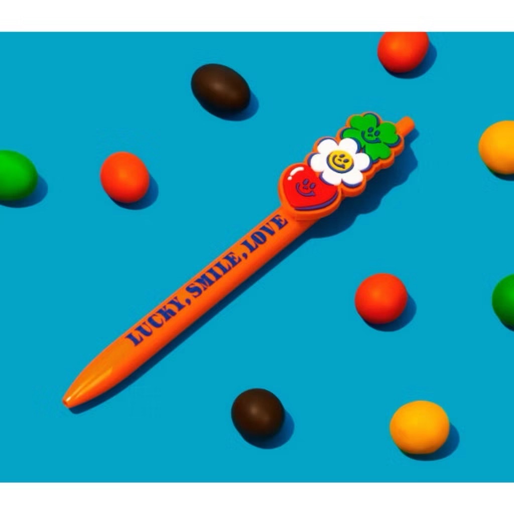 (現貨) 韓國 Wiggle Wiggle 大圖圓珠筆 - Smile Friends