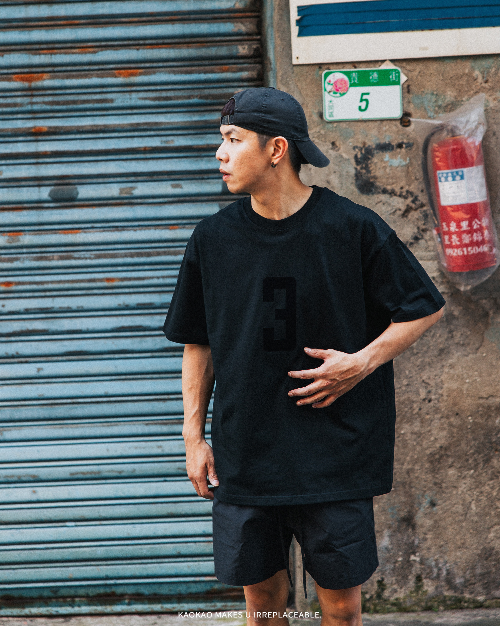 INNERSECT 三生萬物 植絨印花 數字3 短袖 圓領 男女 INN24FWTTE253