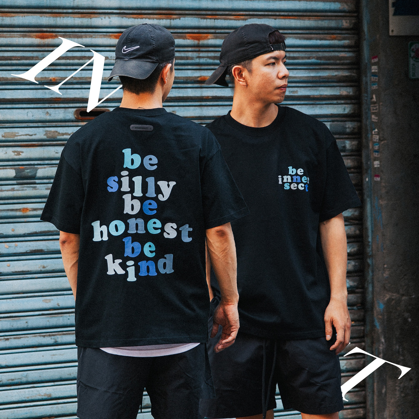 INNERSECT 三生萬物 做inn漸層字母 印花短T INN25SSTTE597