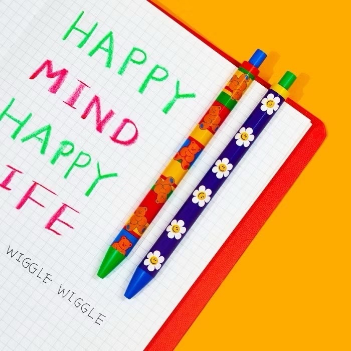 (現貨) Wiggle Wiggle 印花原子筆