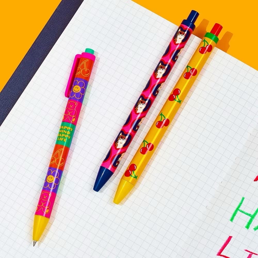 (現貨) Wiggle Wiggle 印花原子筆