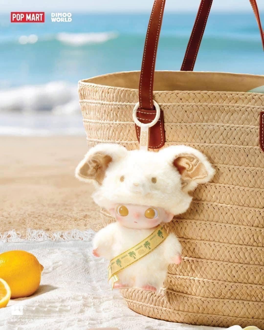 Pop Mart Vinyl Plush Doll - Dimoo Thailand Limited White Elephant Series