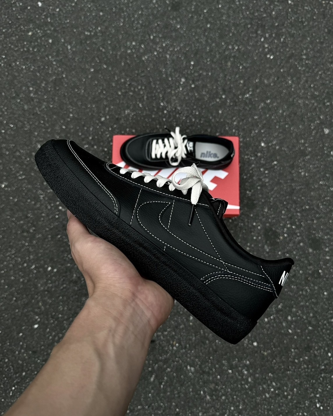 靴 Nike Killshot 2 \"Black/Phantom\" Nike KillShot 2 Leather Mens Multi Size Phantom Black White