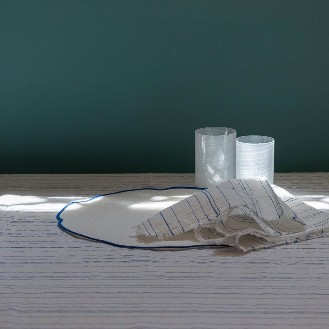 Nura 餐墊＿岩鹽灰/布列斯藍