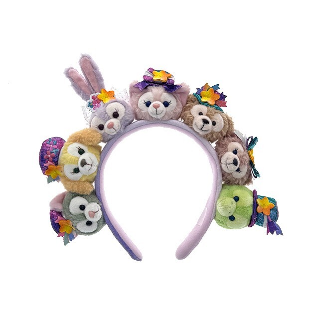 20周年奇妙派對 達菲Duffy與好友 絨毛大頭 造型 髮圈 髮箍 -香港迪士尼樂園