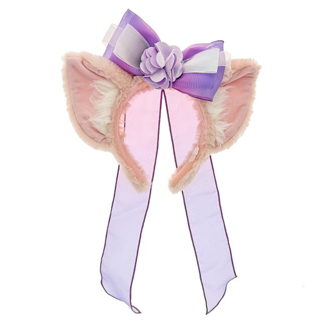 20周年奇妙派對 達菲Duffy與好友 玲娜貝兒 Lina bell 絨毛立體耳朵 造型 髮圈 髮箍 -香港迪士尼樂園