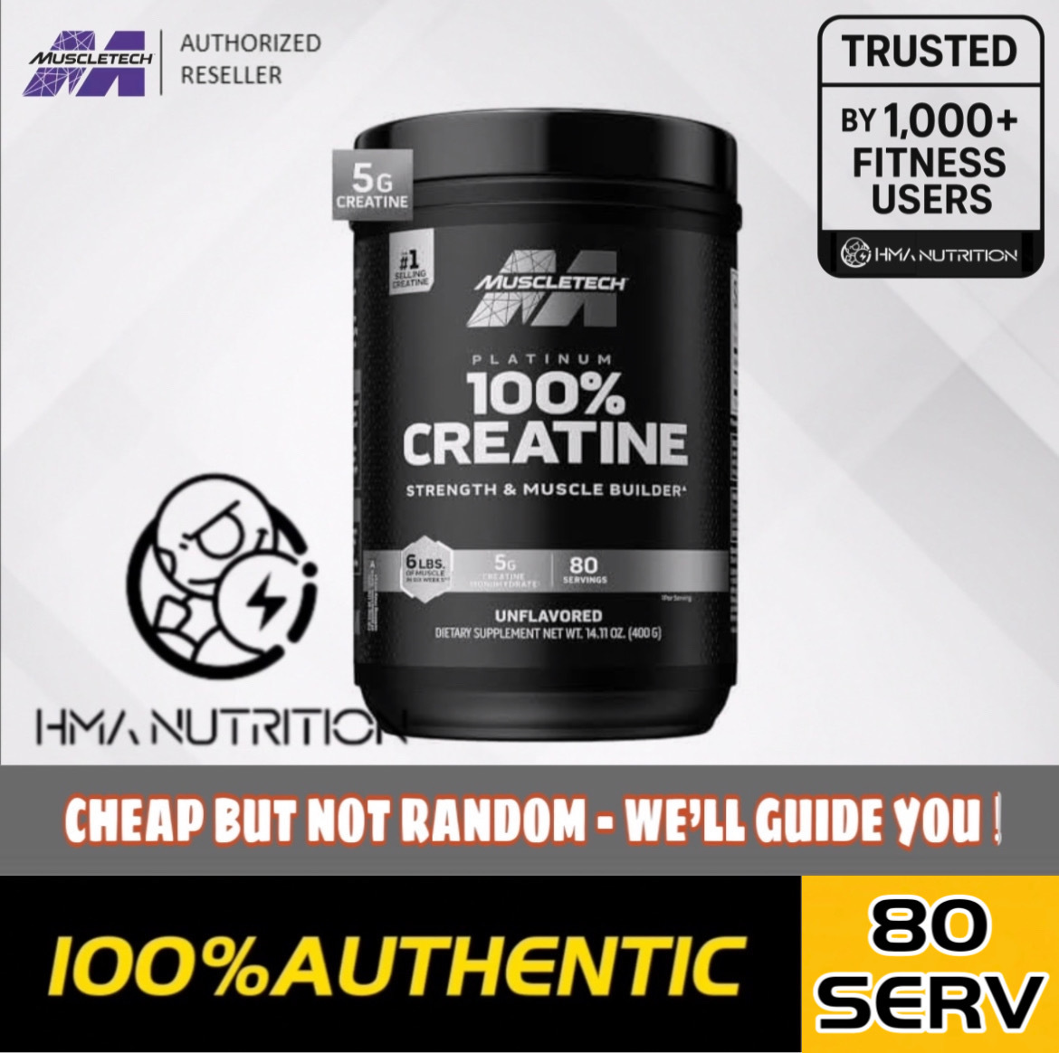 MuscleTech Platinum 100% Creatine (80Servings)