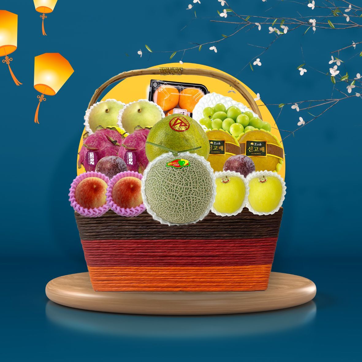 中秋夢想果籃- M616-04