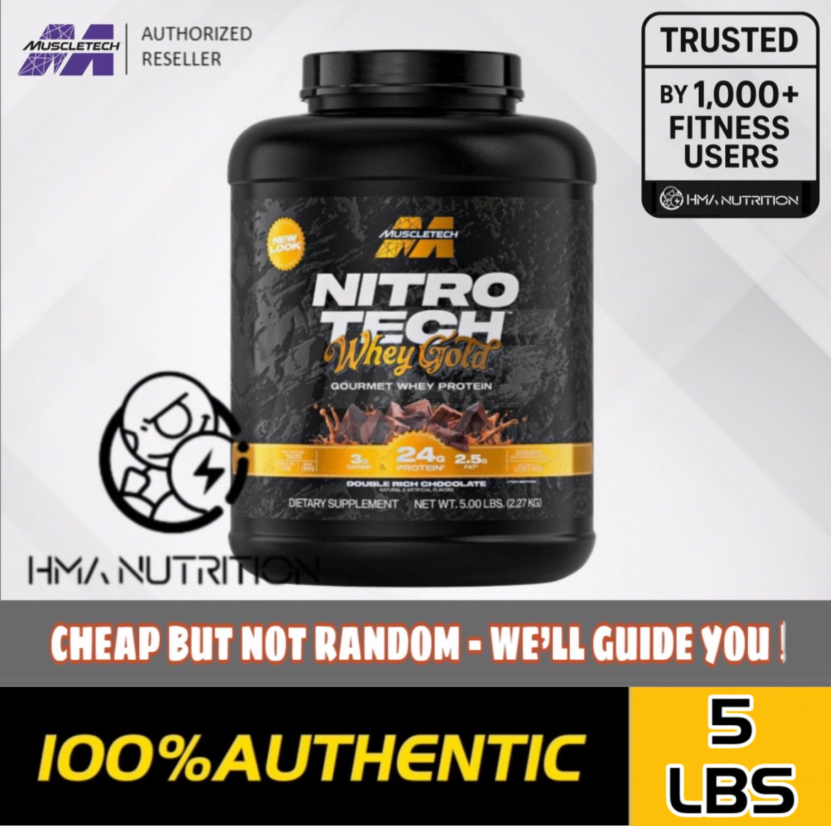 MuscleTech Nitro Tech Whey Gold (5LBS)
