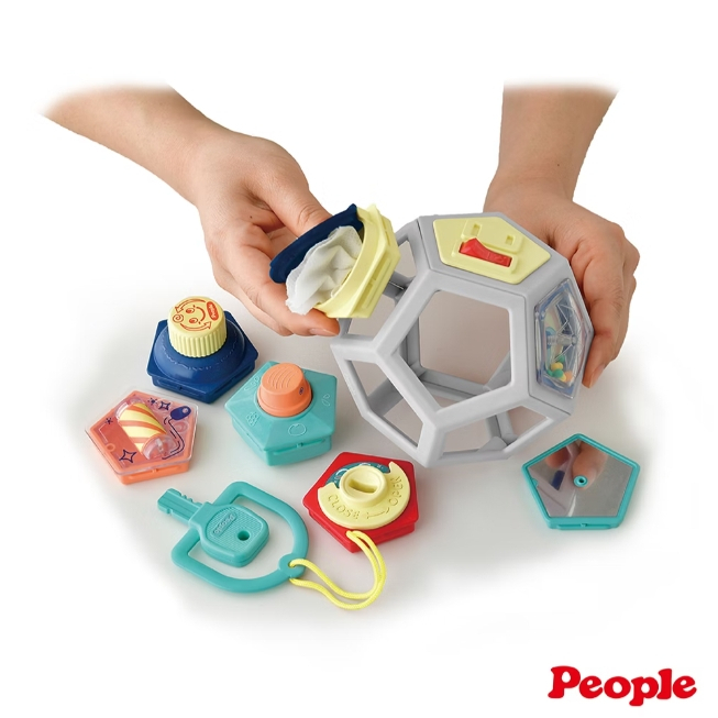 【樂森藥局】People 益智趣味洞洞球玩具(柔軟)(6個月以上~)