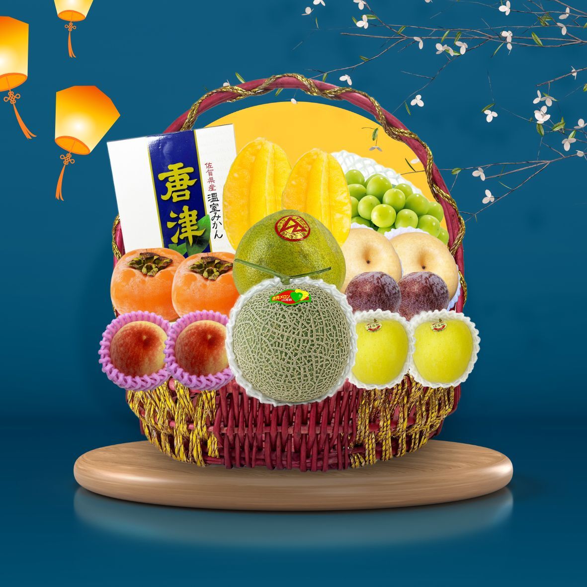 中秋華貴果籃M619-01