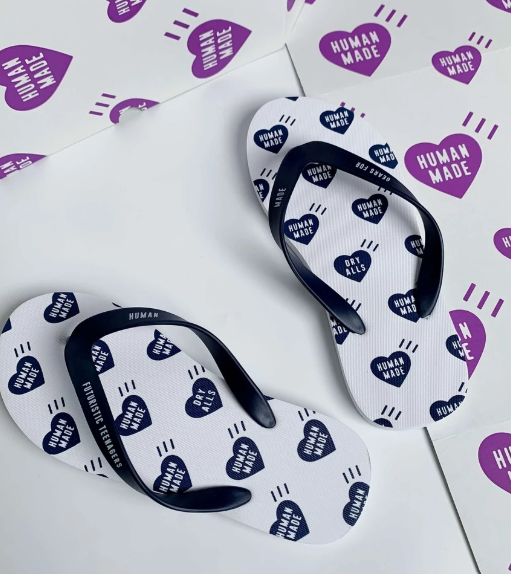 2022AW HUMAN MADE HEART FLIP-FLOPS 愛心 海灘拖 拖鞋 現貨