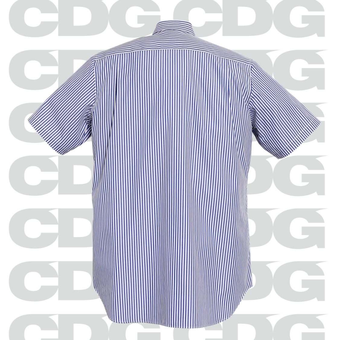 【CDG】SHORT SLEEVE STRIPED SHIRT