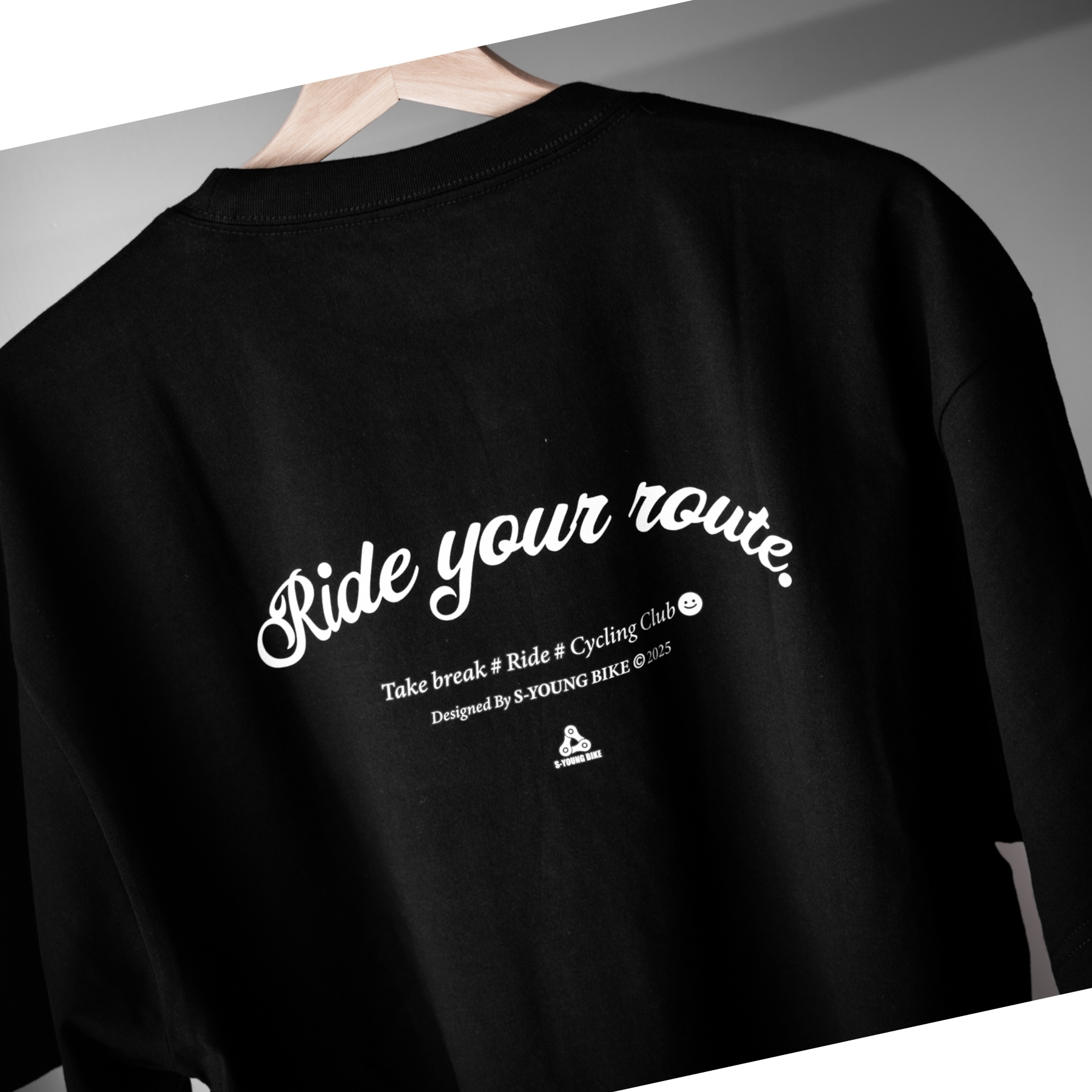 【巡揚單車】Chill 休閒厚磅短T恤 / Black 經典黑（共２款）