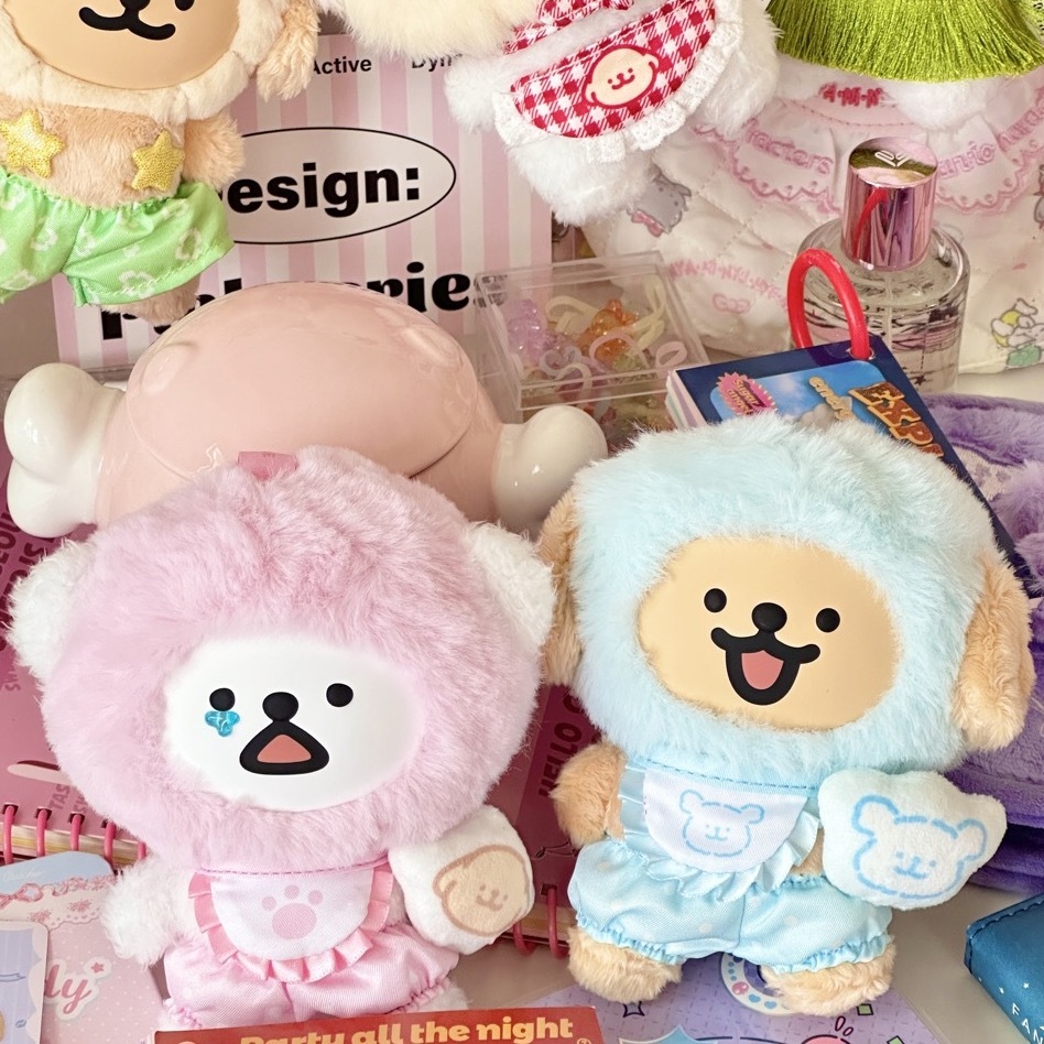 MALTESE 線條小狗 繽紛日常 糖膠公仔 吊飾 鑰匙圈 盲盒 / 預購