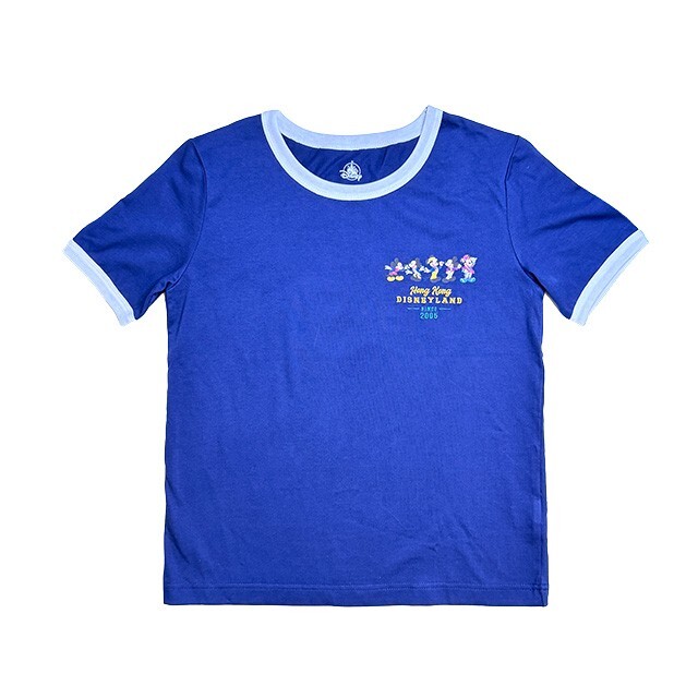 Since 2005 主題 米奇 Mickey 圖案 滾邊設計 女裝 短T 上衣 -香港迪士尼樂園