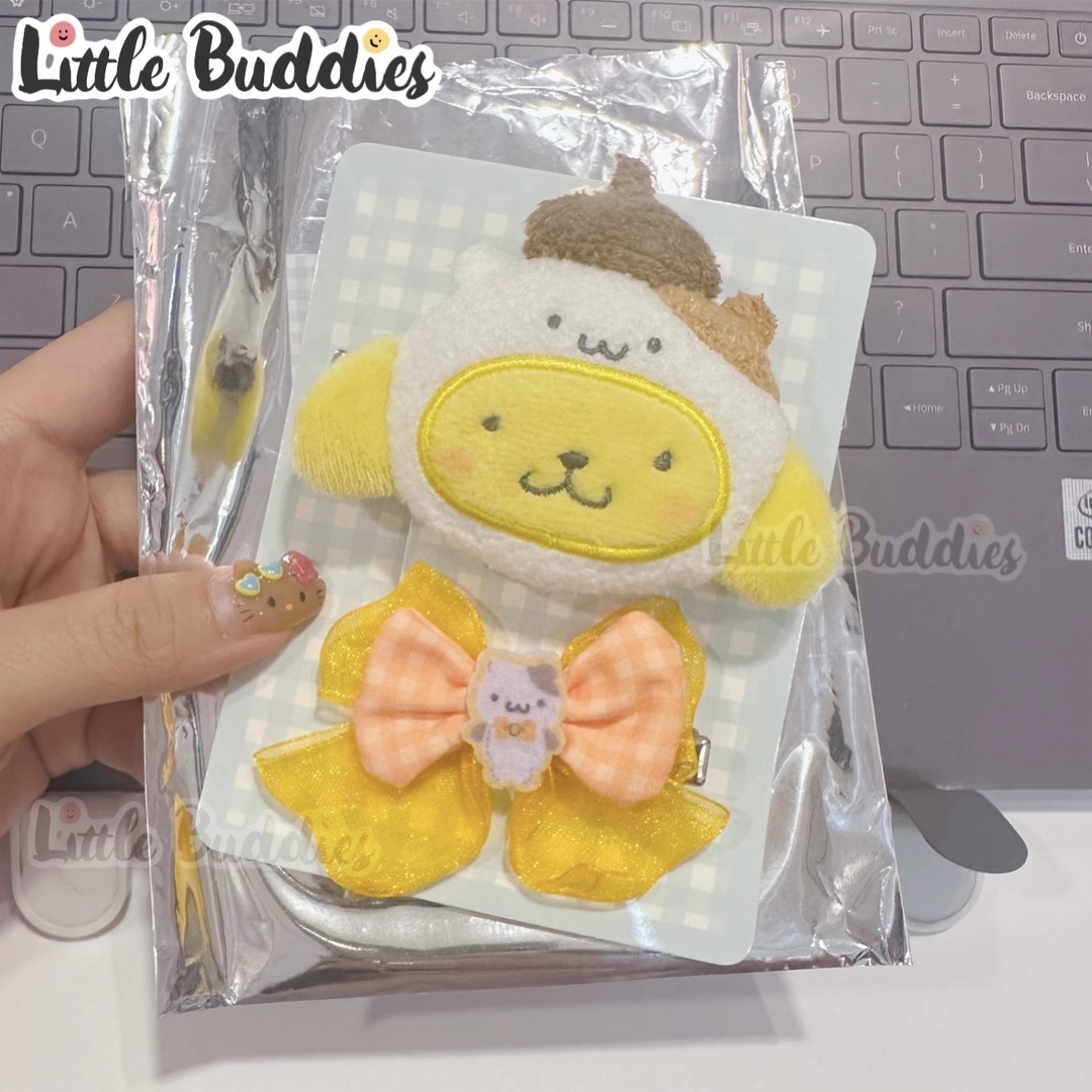 Global Sanrio 好朋友造型公仔髮夾2P