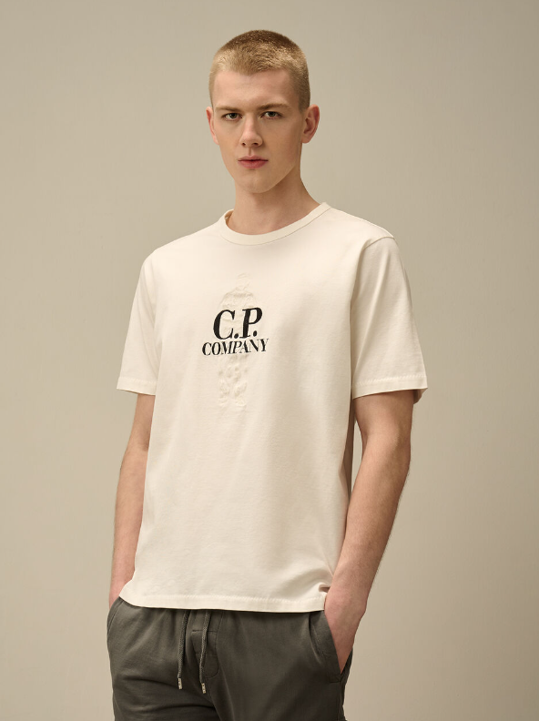 C.P. Company  30/2 Mercerized Jersey Twist British Sailor Tee   JUN25