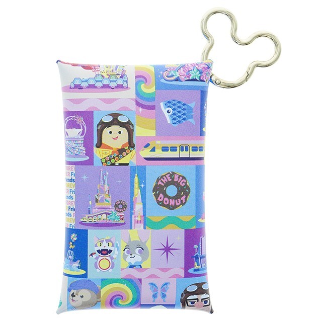 20周年 巡遊派對 零錢包 米奇頭 鑰匙圈 吊飾 -香港迪士尼樂園