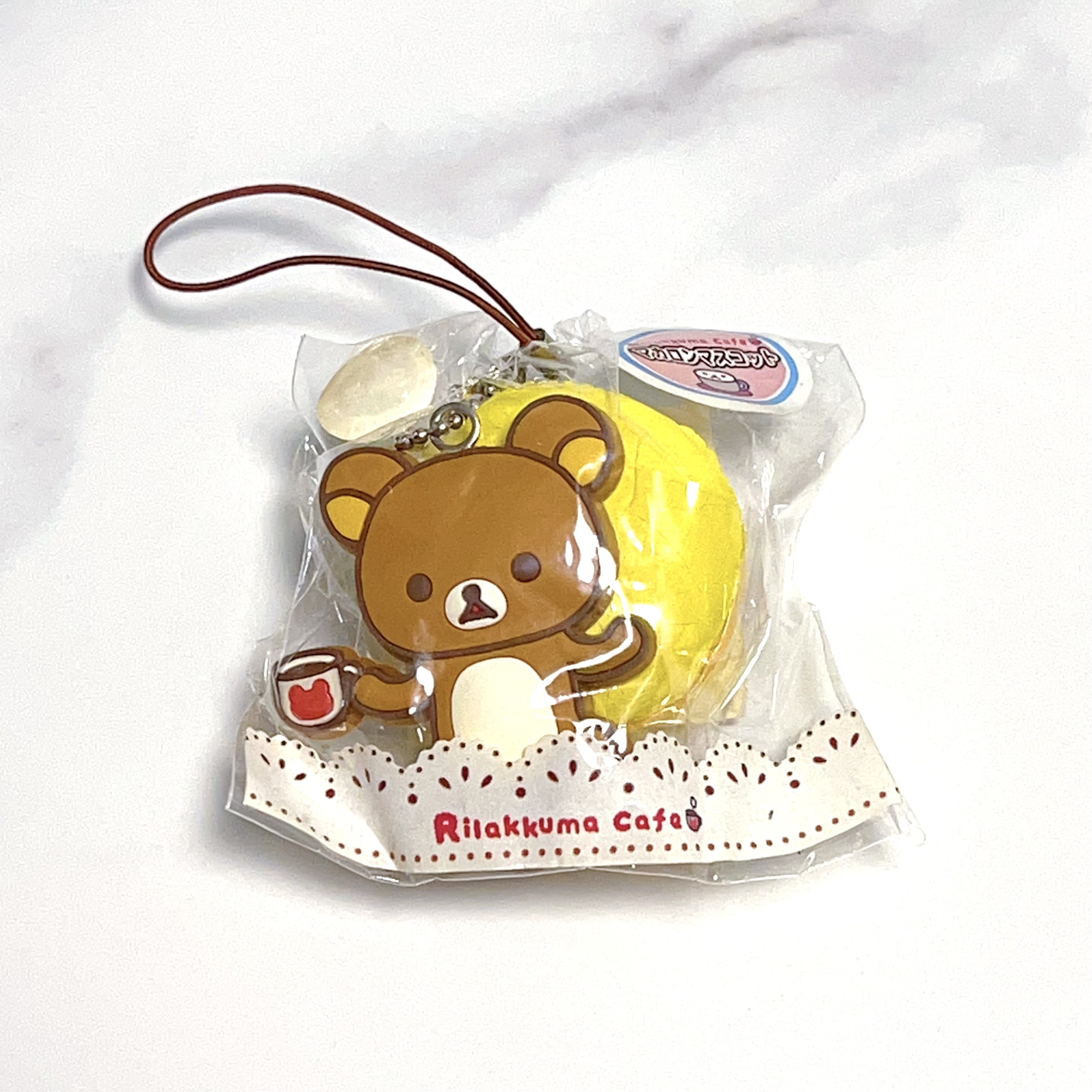 Rilakkuma lemon macaron squishy