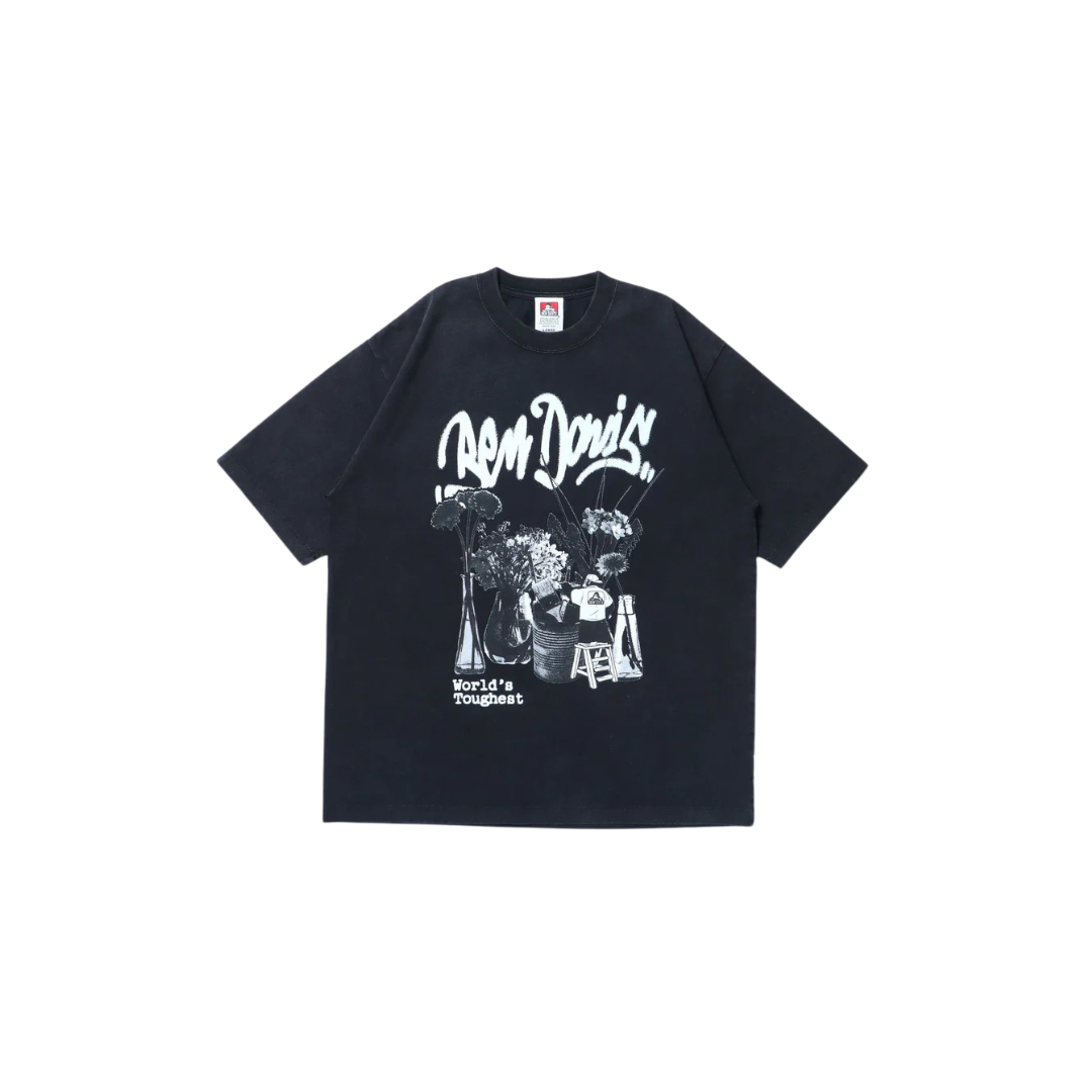 Ben Davis Flower Vase Vntg Tee 水洗花瓶印花短tee 3色