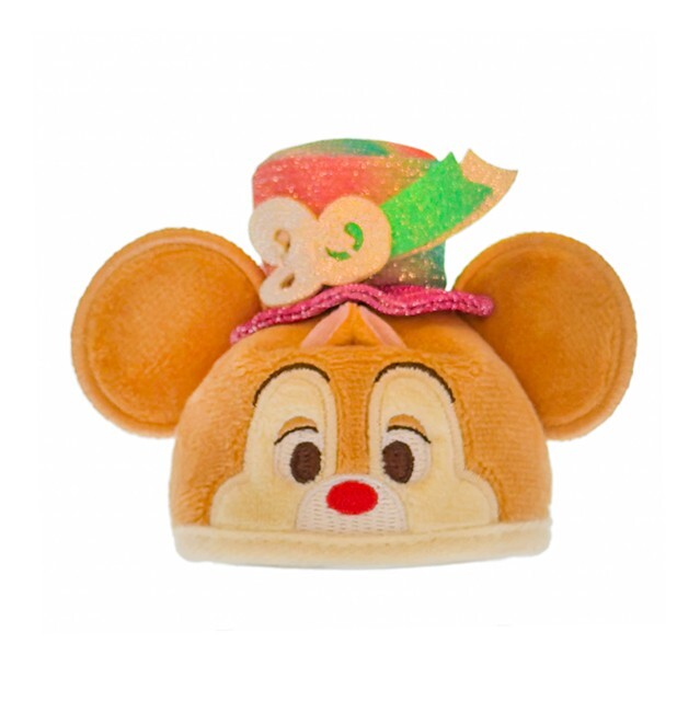 20周年 SouvenEAR 紅鼻 蒂蒂 Dale 迷你派對帽 造型 鑰匙圈 吊飾 奇奇蒂蒂 Chip 'n Dale -香港迪士尼樂園