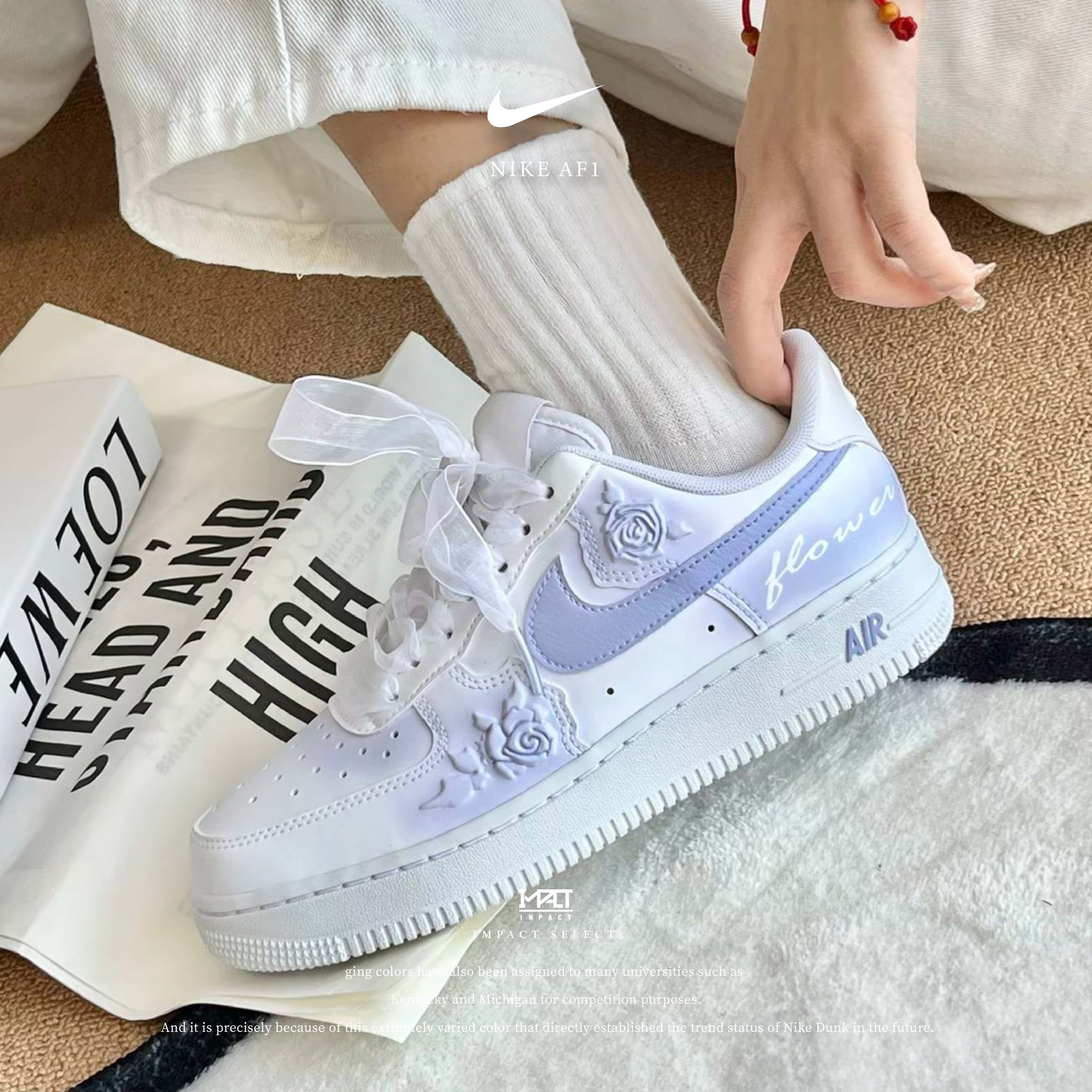 【訂製款】Nike Air Force 1 Low  星空玫瑰  HF2016-100