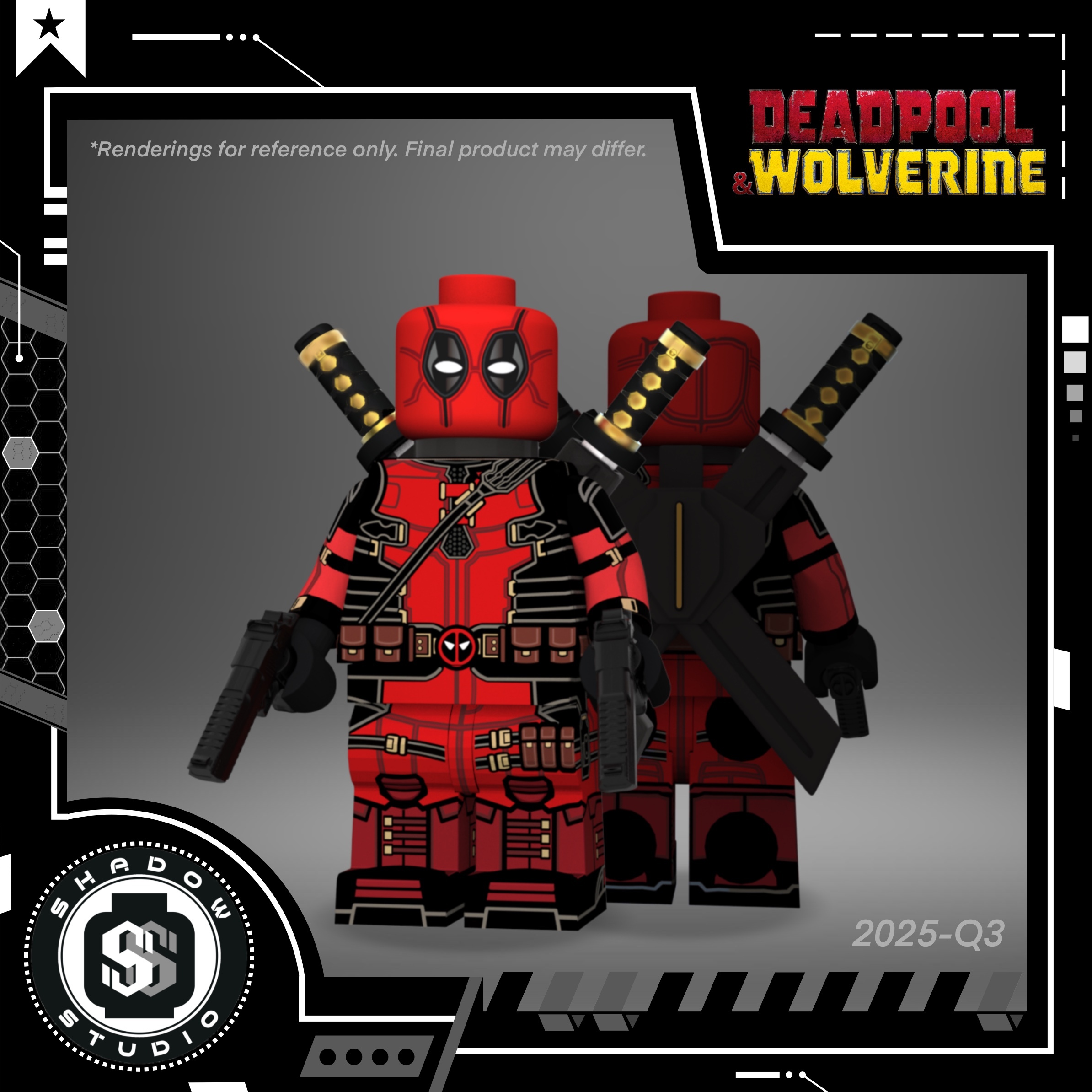 [Shadow Studio][In Stock] DP3 - Deadpool [PADprinted]