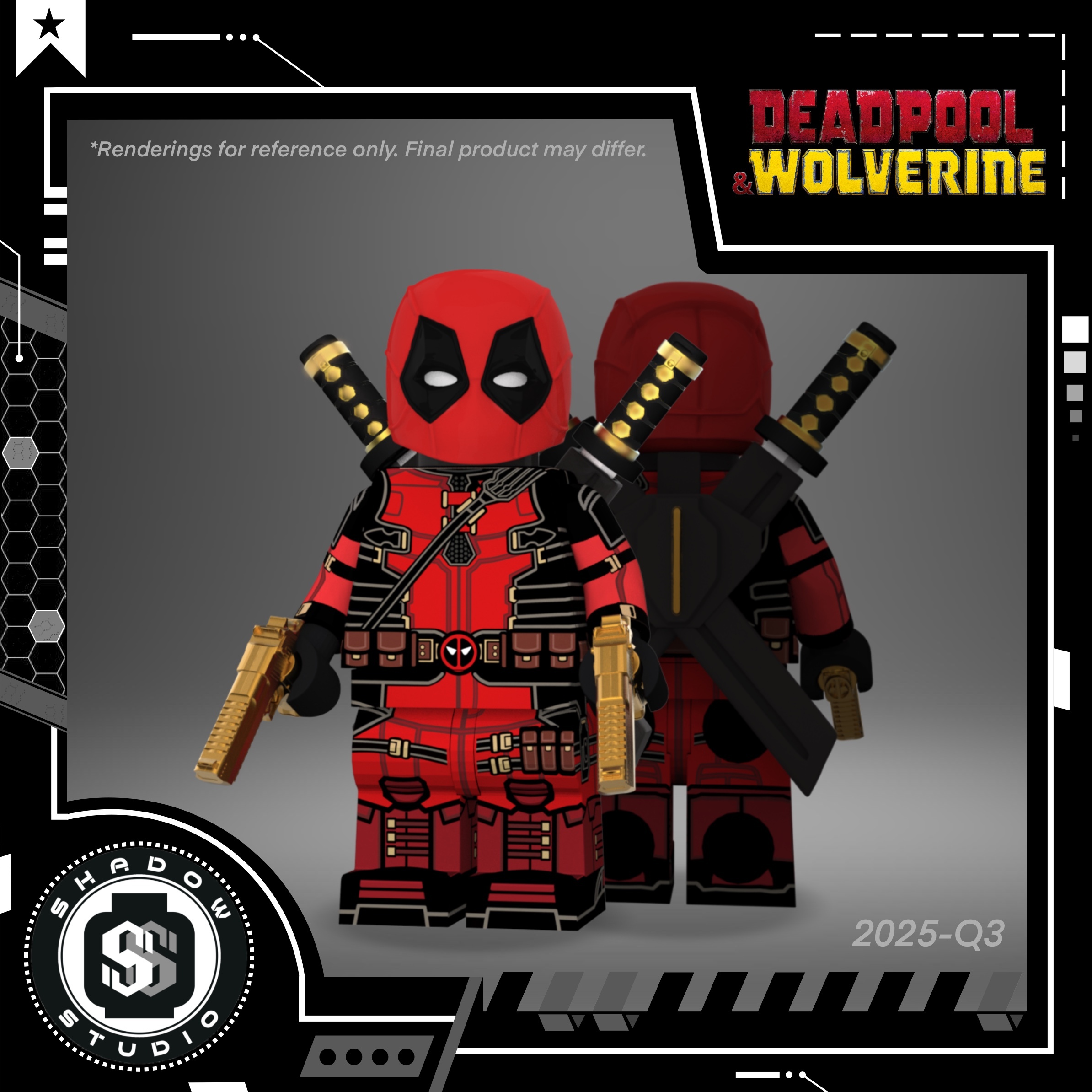 [Shadow Studio][In Stock] DP3 - Deadpool [PADprinted]