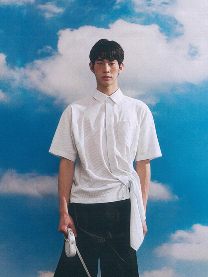 BIAS-CUT “CRUISE” SHORT-SLEEVES SHIRT