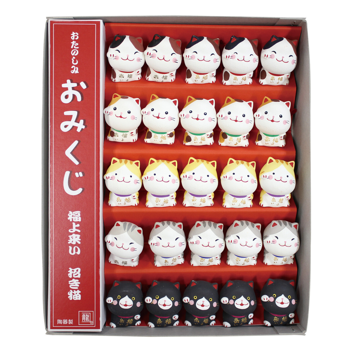 日式陶瓷神簽招財貓擺設 (非日本製)