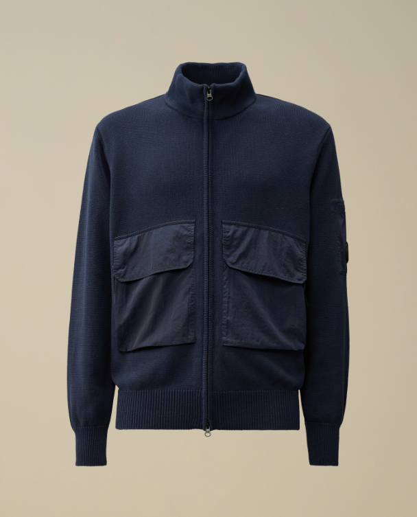 C.P. Company  Cotton blend zipper knit   JUN25