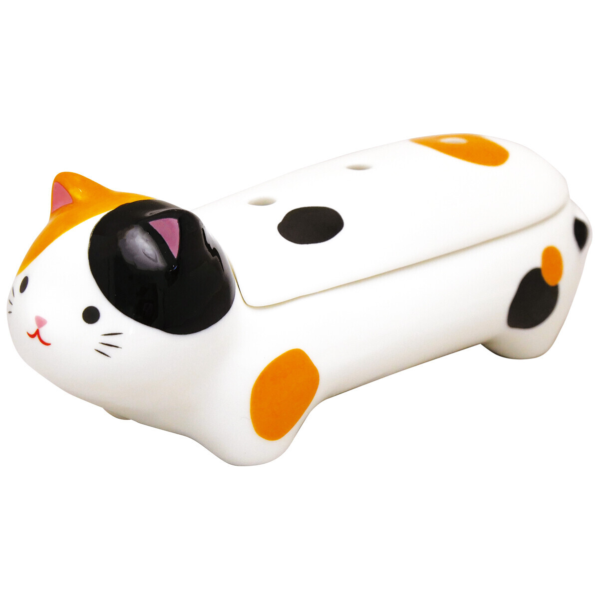 日式陶瓷貓貓線香座 (非日本製)