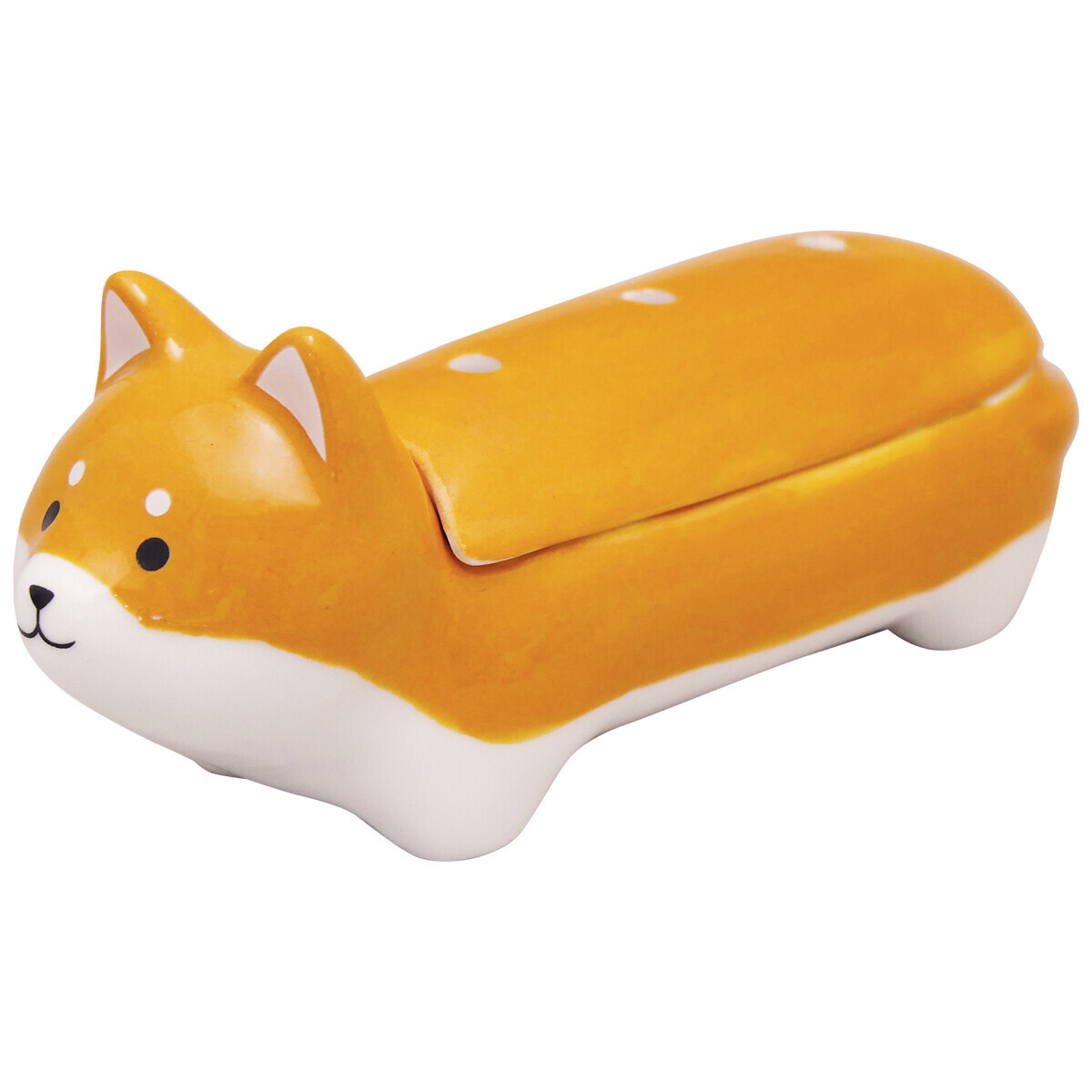 日式陶瓷柴犬線香座 (非日本製)