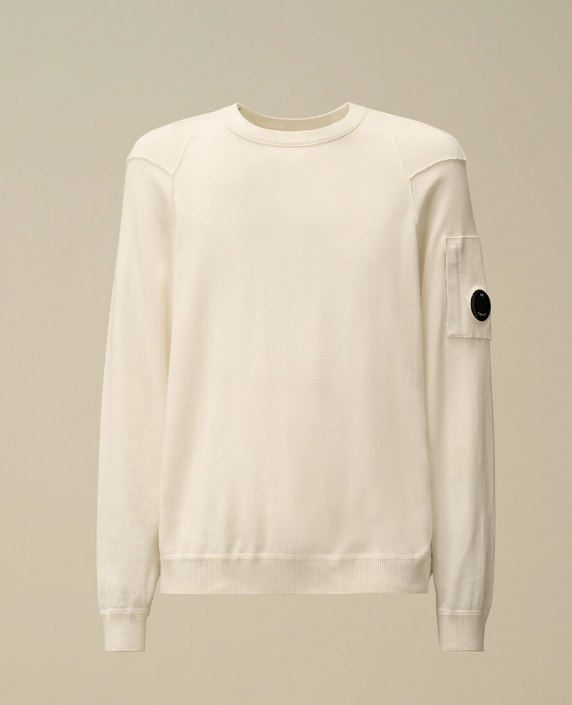C.P. Company  Sea Island Crew Lens Knit   JUN25