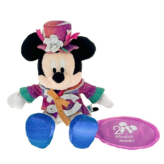 20周年奇妙派對 米奇 Mickey 磁鐵 坐肩 絨毛 娃娃 公仔 -香港迪士尼樂園