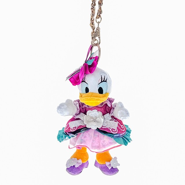 20周年奇妙派對 黛西 Daisy 絨毛 吊飾 鑰匙圈 -香港迪士尼樂園