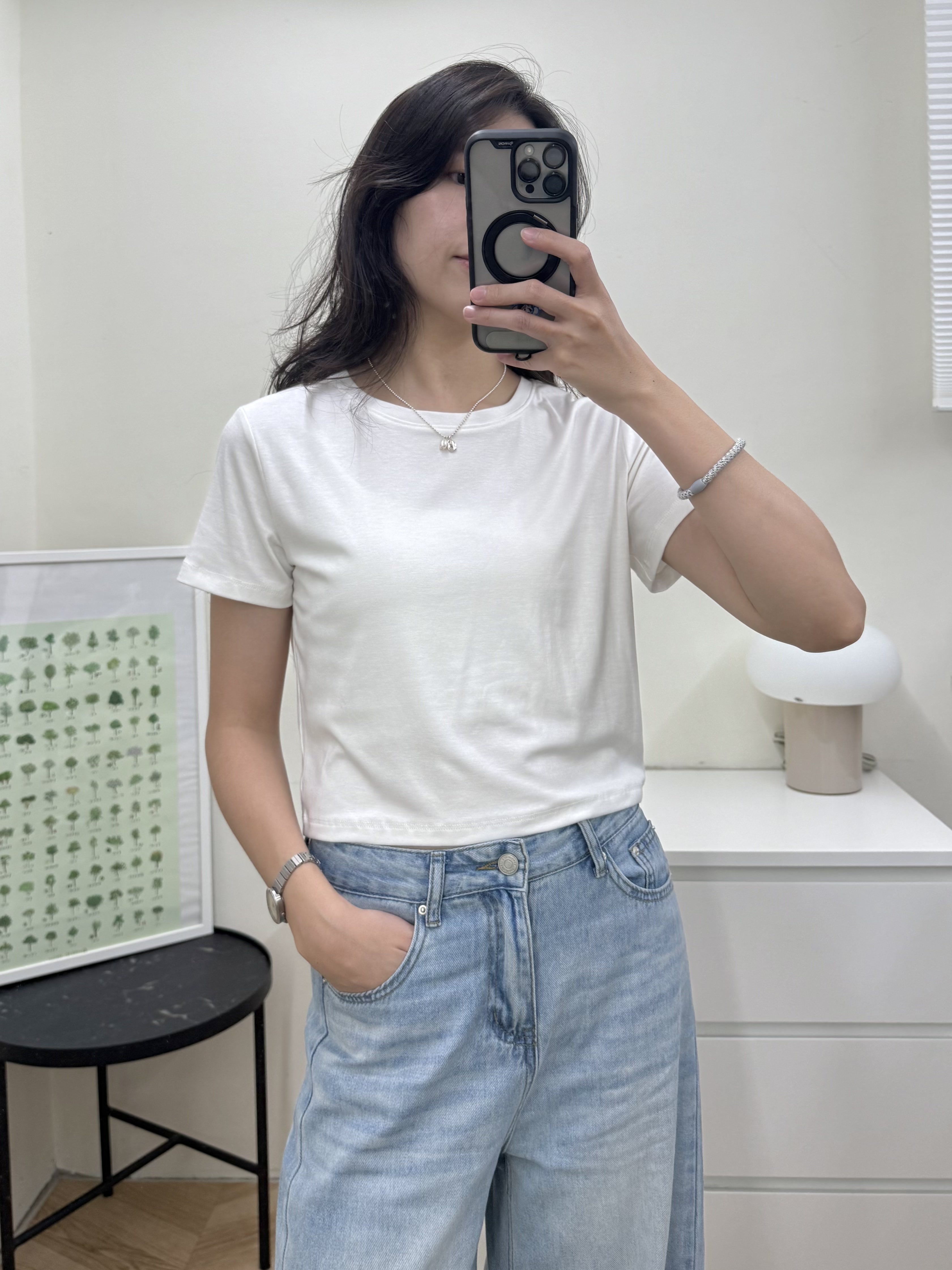 涼感彈性純棉T*3色