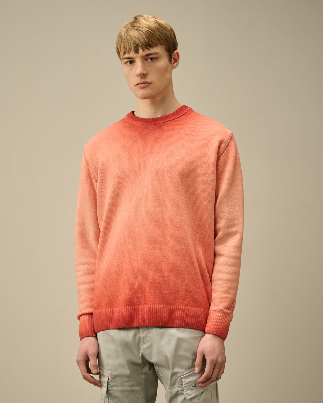 C.P. Company  Chenille cotton crew neck sweater   JUN25