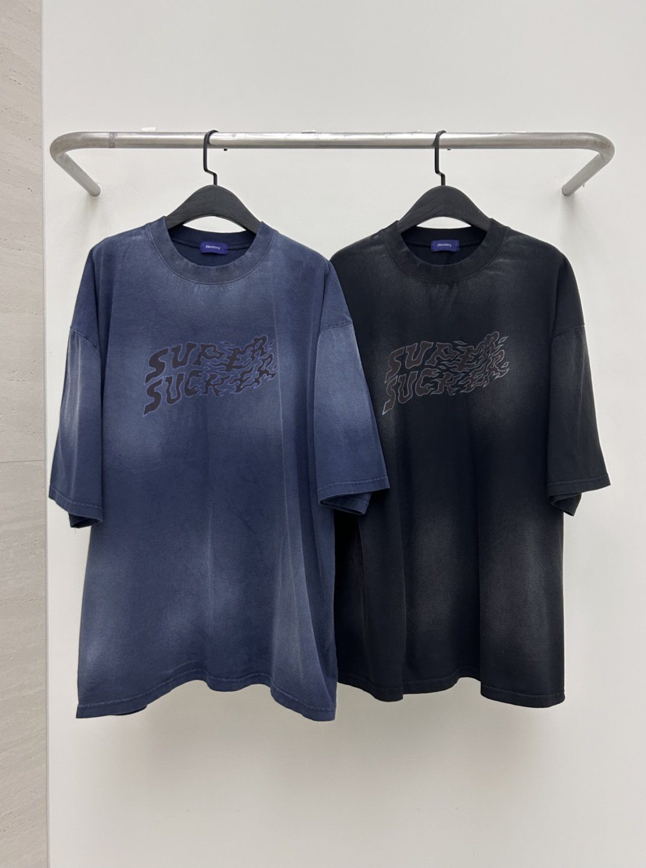 洗水英文字短袖Tee Hestory-089T