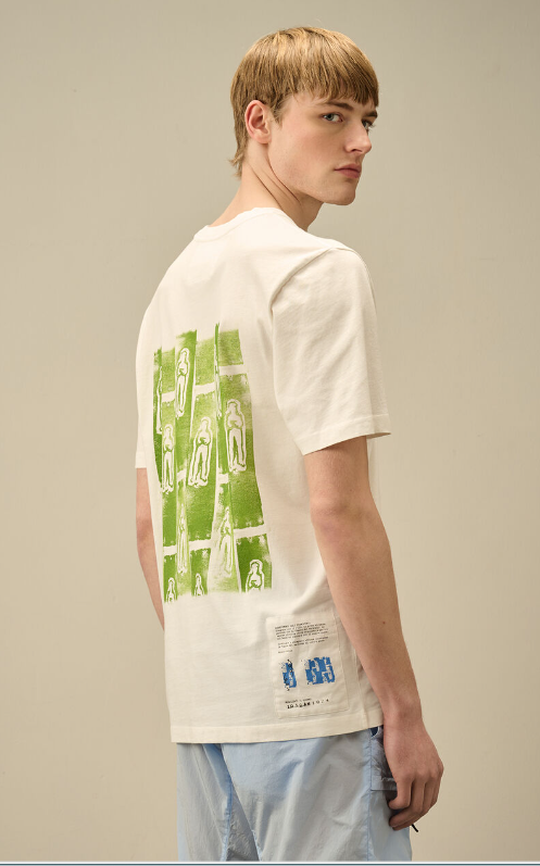 C.P. Company  24/1 Jersey T-Shirt with Front and Back Logo  JUN25