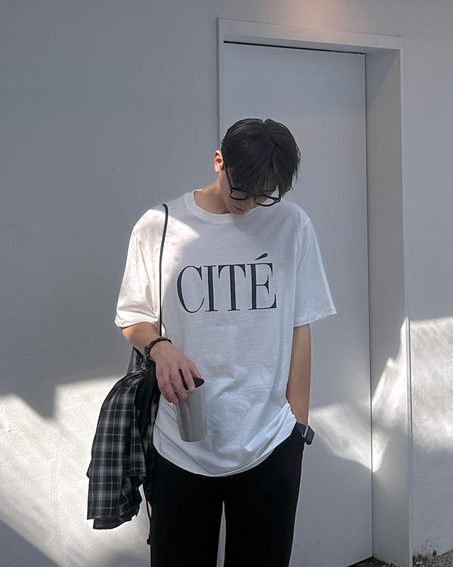 CITÉ 印花短袖T恤